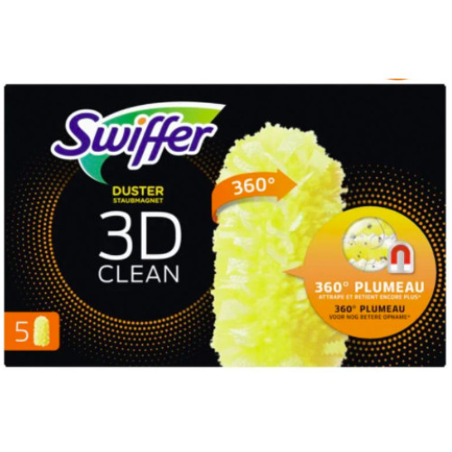 Запасные щетки на пипидастр Swiffer 360 Heavy Duty Dusters Microfiber Heavy Duty Duster Refill 5 шт.